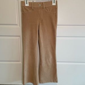 Girls corduroy high rise flare pants